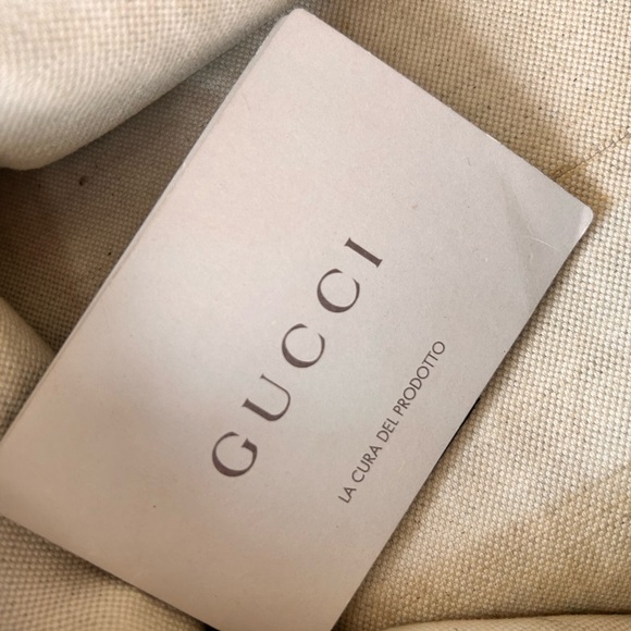 Gucci Dark Brown Embossed Shoulder Bag - Picture 8 of 11